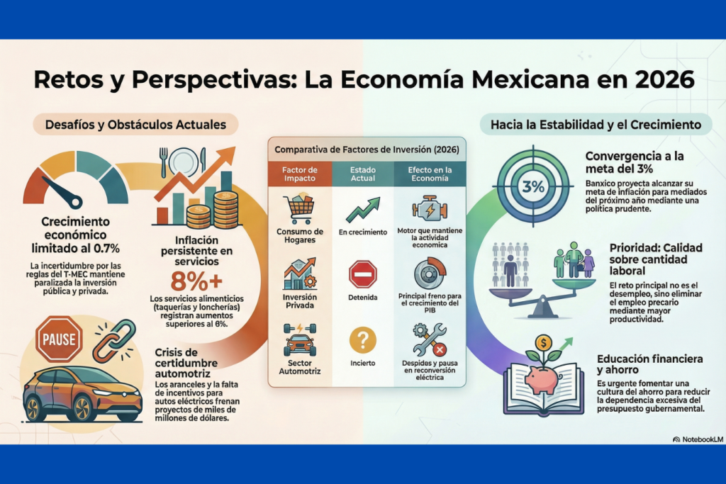 Los desafíos económicos para México en 2026